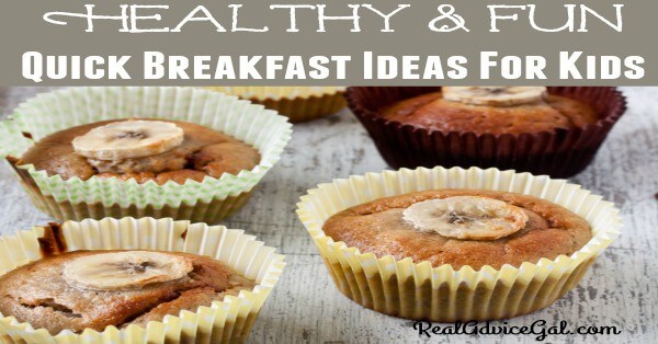 Don't miss our great Healthy & Fun Quick Breakfast Ideas that kids are sure to love! Easy ways to make your breakfast simple each day!
