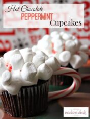 Hot Chocolate Peppermint Cupcakes Recipe