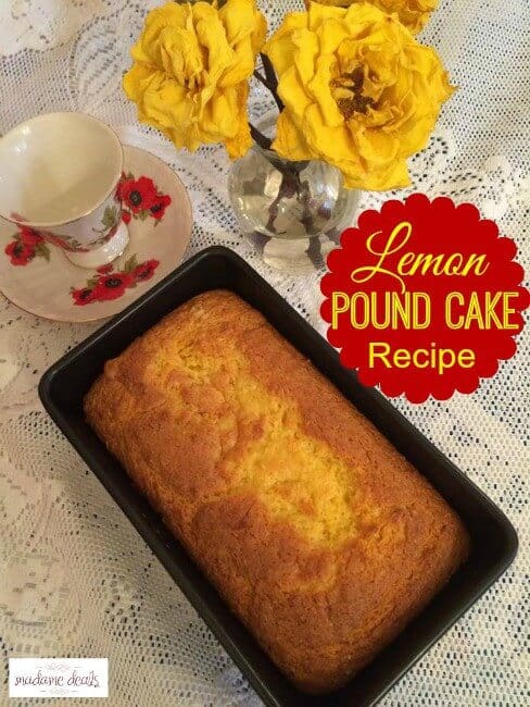 lemon pound cake recipe