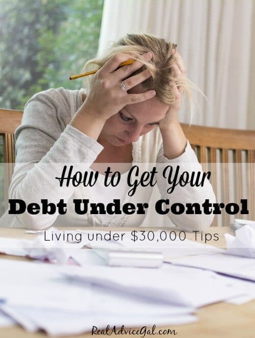 Smart money saving tips to get your debt under control.