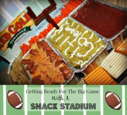 Getting Ready For The Big Game With A Snack Stadium