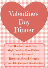 Valentine’s Day Meal Ideas – Dinner Menu for only 15 WW Points+
