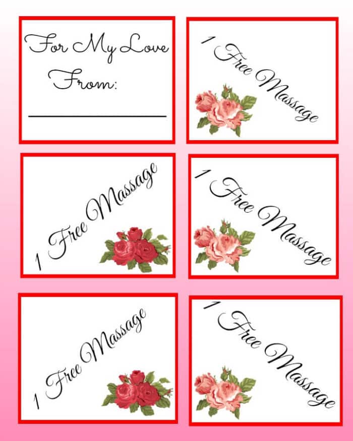 Massage Coupons