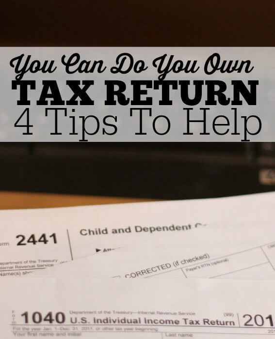You can do your own tax return