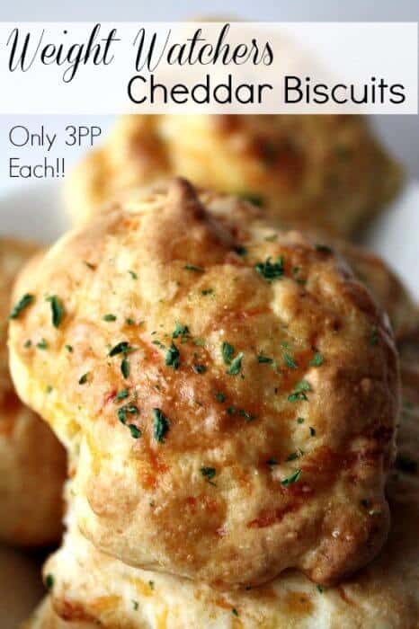 Weight Watchers Garlic Cheddar Biscuits {Only 3 Points Each!}
