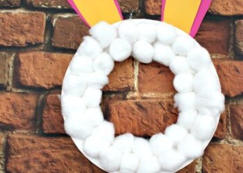 Easter Bunny Paper Plate Craft