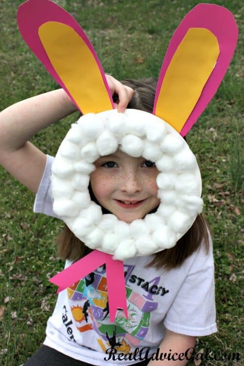 Easy Easter Bunny Paper Plate Craft