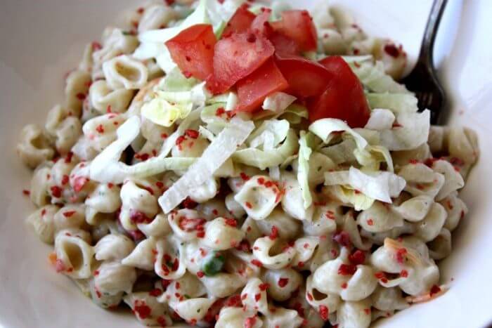 BLT pasta salad