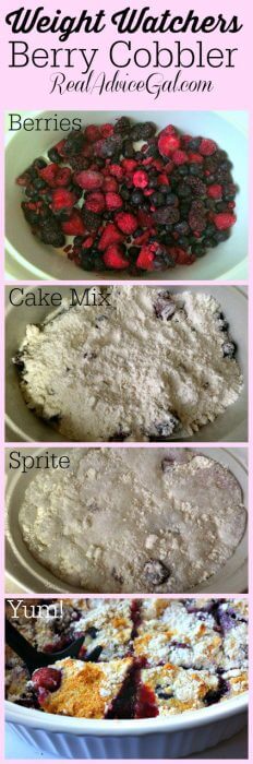 weight watchers berry cobbler