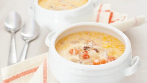 crab and corn chowder soup