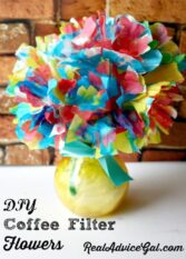 Easy Mother’s Day Coffee Filter Flowers