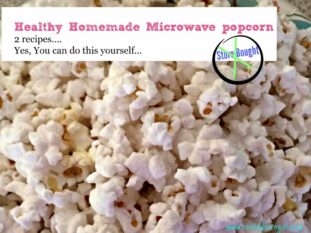 Healthy Homemade Microwave Popcorn