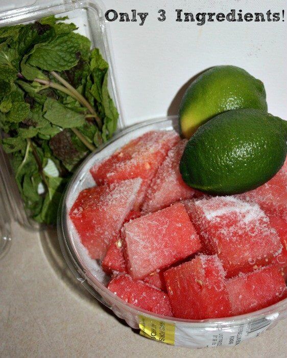 watermelon mint sorbet