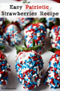 Easy Patriotic Strawberries Recipe for Fourth of July