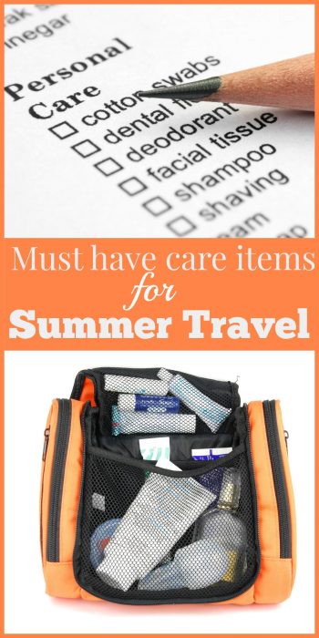 Must Have Care Items for Summer Travel