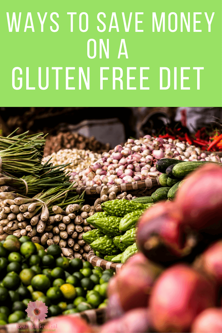 Gluten Free Diet:  Learn how to save money while also sticking to your Gluten Free Diet!  These tips make it possible to eat healthy while on a budget!