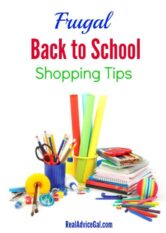 Frugal Back to School Shopping Ideas