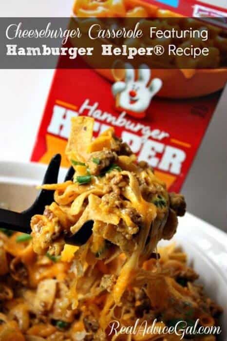 Cheeseburger Casserole Featuring Hamburger Helper® Recipe