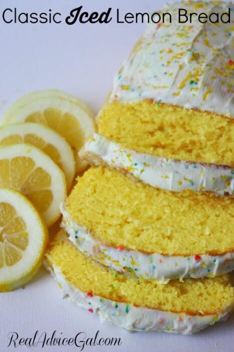 Classic Iced Lemon Bread Recipe