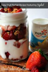 Easy Fruit Parfait Recipe Featuring Yoplait