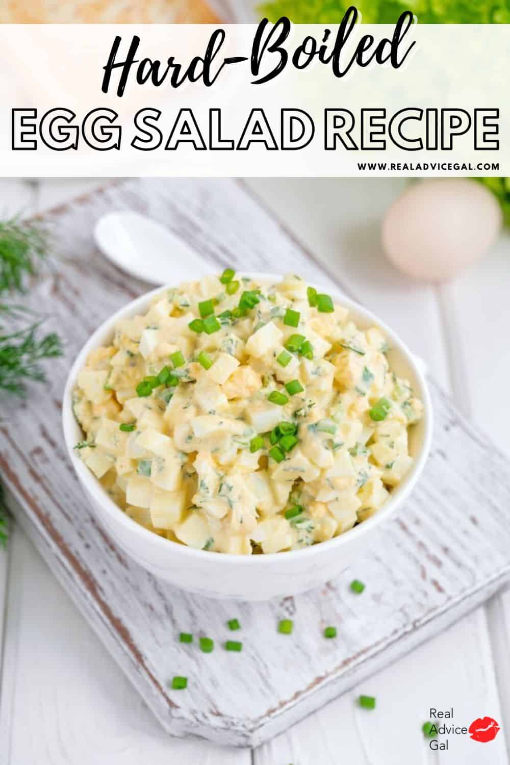 Hard boiled egg salad recipe