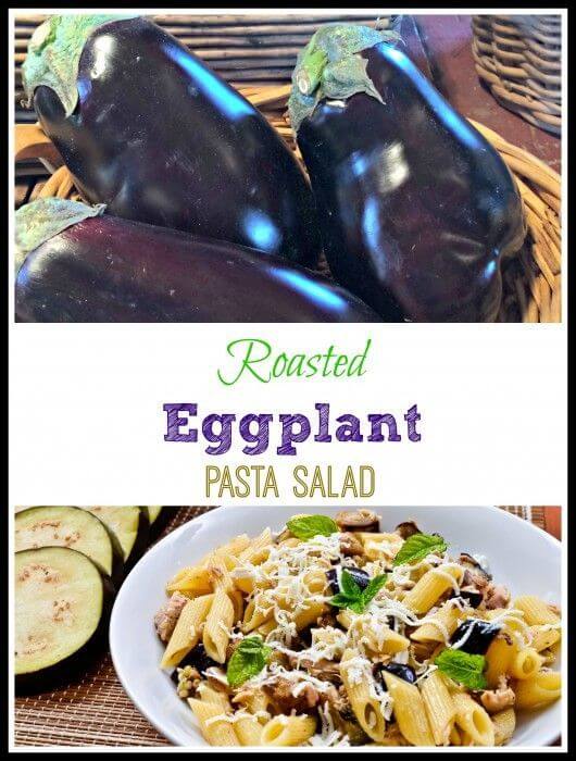 Roasted Eggplant Pasta Salad Recipe