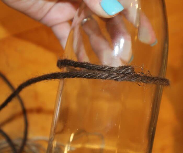 How to decorate vases with burlap and twine getting started