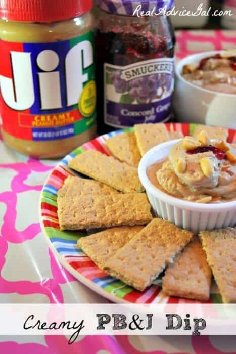 Creamy PB&J Dip Recipe #MyPBJMoment