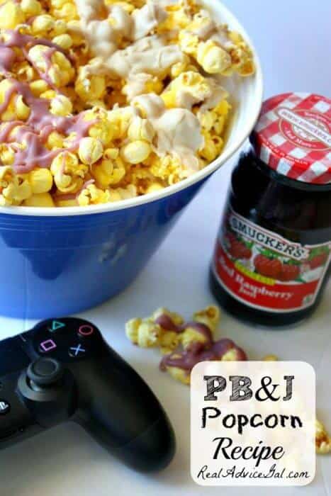 PB & J Popcorn Is The Perfect Movie Night Snack