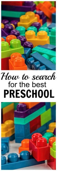How to use noodle to search for a preschool