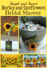 Burlap and Sunflowers Bridal Shower Wrap Up!
