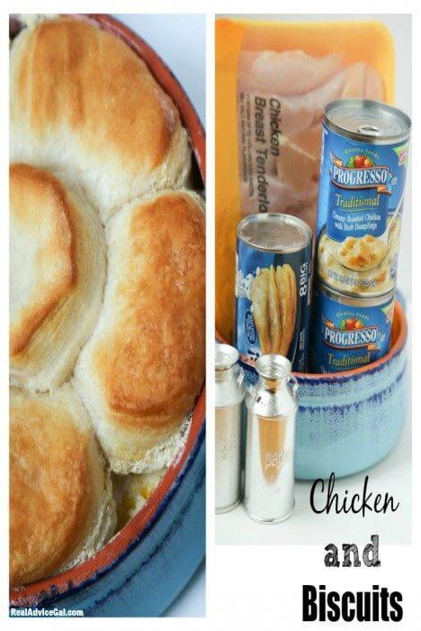 Chicken with Biscuits Recipe Using Progresso Ready-to-Eat Soups