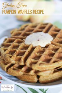Gluten Free Pumpkin Waffles Recipe with Yoplait® Greek Yogurt