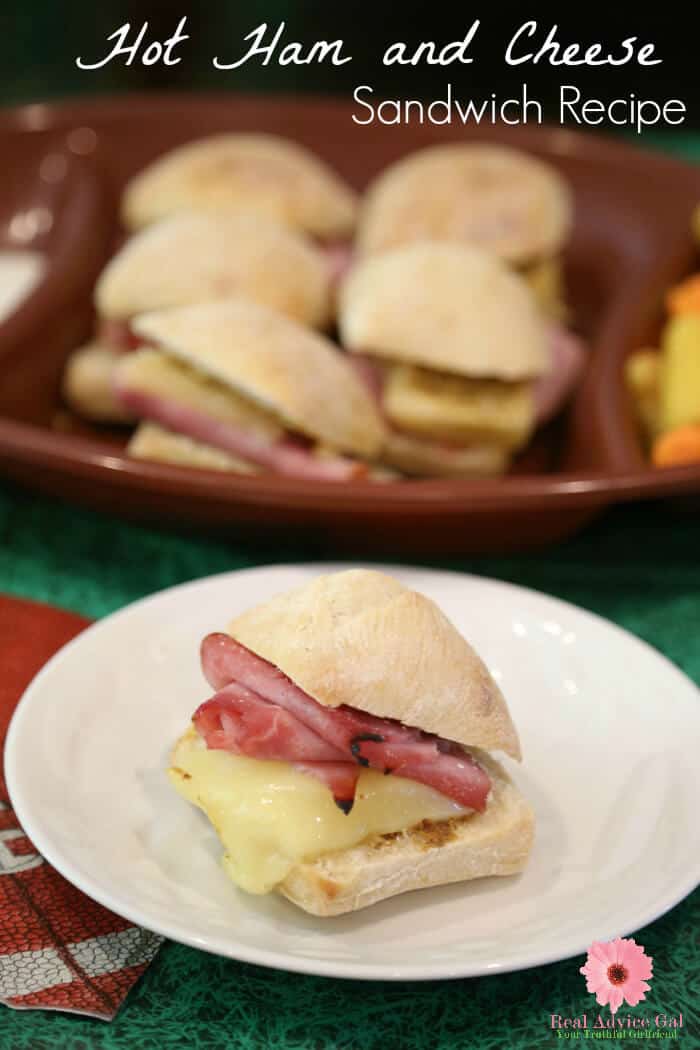 Plan your tailgating party now and shop at Save-A-Lot to get your ingredients for my yummy hot ham and cheese sandwiches recipe and veggie stadium cups.