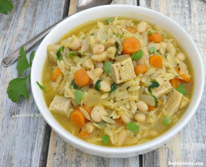 Vegetable Chicken Orzo Soup Recipe