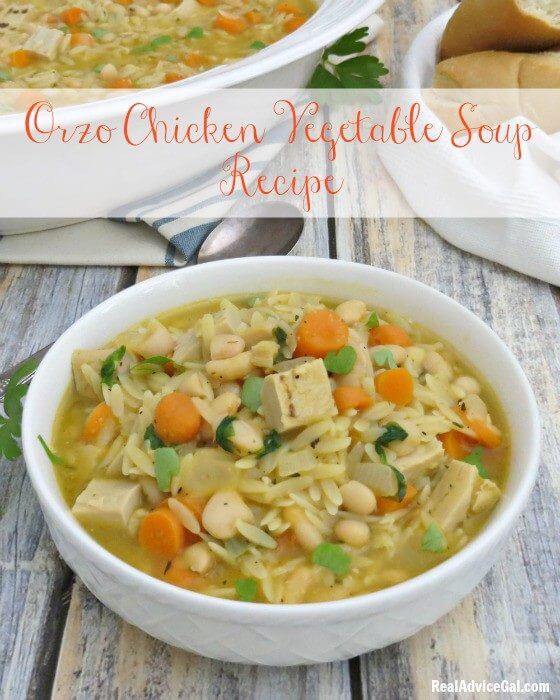 Orzo Chicken Vegetable Soup Recipe