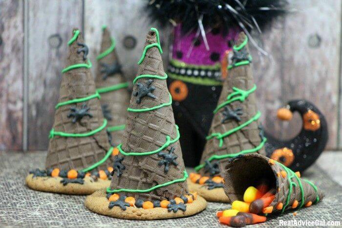 Halloween Witch Hats Cookies Recipe