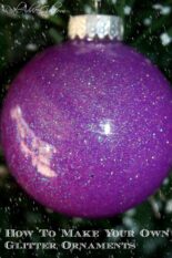 How To Make Your Own Glitter Ornaments