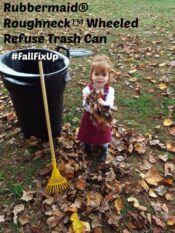 Fall Cleaning Tips Using Newell Rubbermaid® Roughneck™ Wheeled Refuse Trash Can