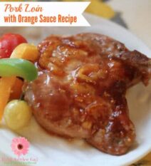 Pork Loin With Orange Sauce Recipe