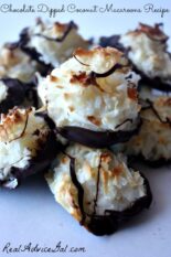 Gluten Free Chocolate Dipped Coconut Macaroons Recipe