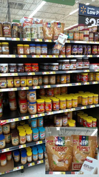 Jif Peanut Powder at walmart