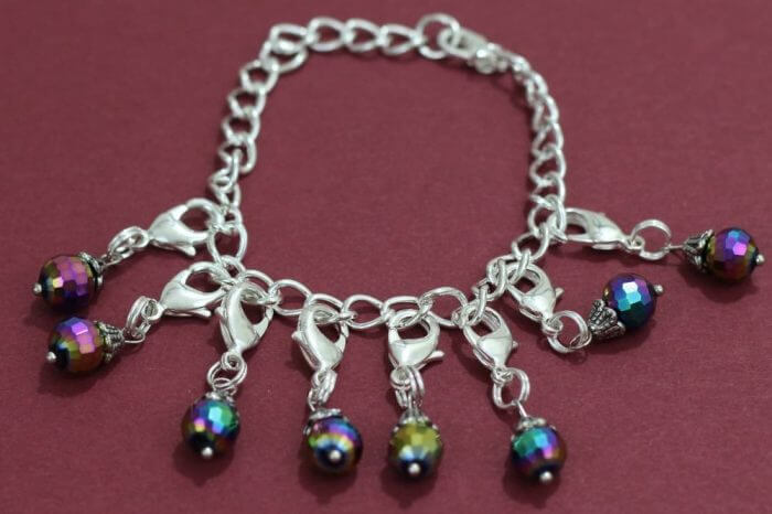 My don't forget to drink your water clip on charm bracelet