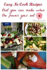 Easy No Cook Recipes When the Power Goes Out