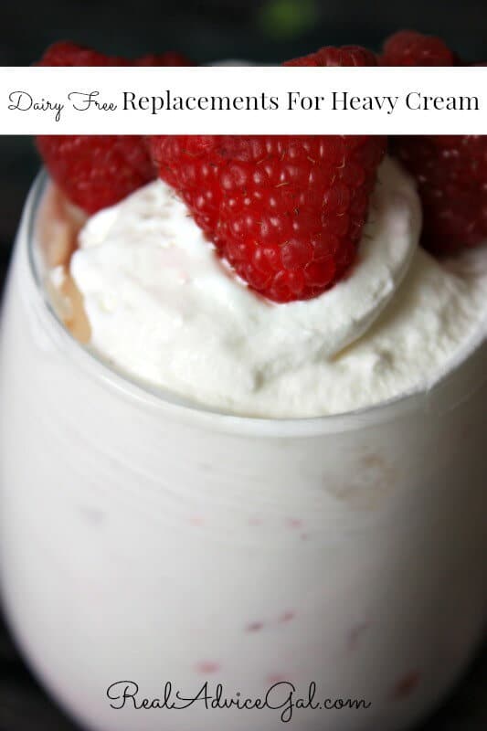 Dairy Free Replacements For Heavy Cream