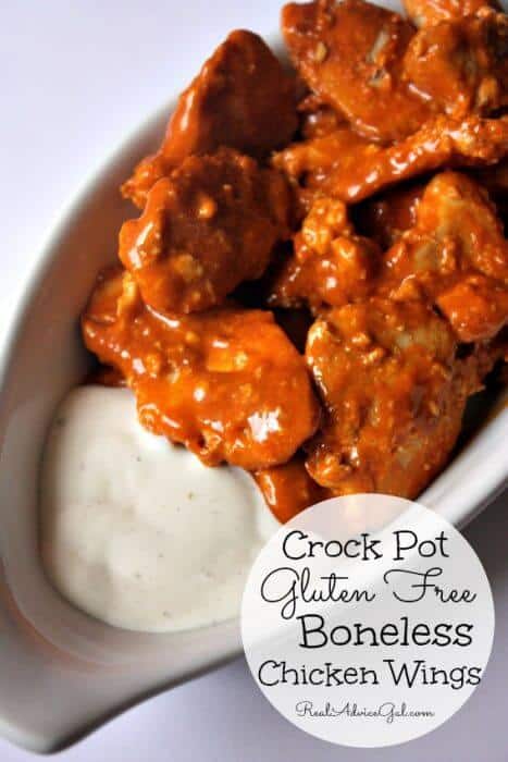 Crock Pot Gluten Free Boneless Chicken Wings Recipe