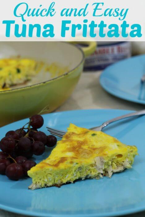 Quick Frittata Recipe with Tuna is an easy gluten-free, dairy-free dinner