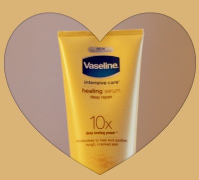 Vaseline intensive care healing serum show you rlove with the power of touch