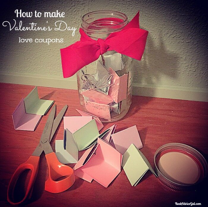 Make Your Own Love Coupons for Valentine's Day