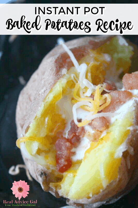 instant pot baked potatoes recipe